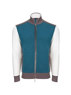 Куртка-блузон из чистого шелка Stefano Ricci с крокодиловыми вставками и палладиевым декором 11020173