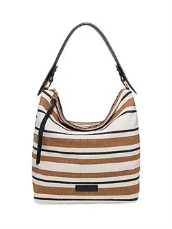 Aimee Kestenberg Сумка-хобо Ava с верхней молнией из мягкой кожи, двумя внутренними карманами и удобным плечевым ремнем 11016065