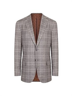 Итальянский пиджак Stefano Ricci из смеси шелка и кашемира с двумя пуговицами 11027915