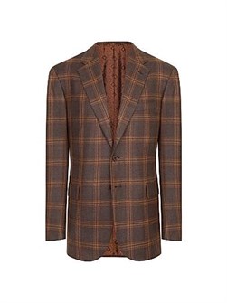 Уникальный кашемирово-шерстяной пиджак Stefano Ricci с 2 пуговицами, карманами и подкладкой 11028616