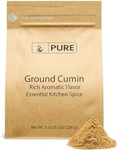 Pure Original Ingredients Кумин молотый, 226 г, чистейший и натуральный, высший сорт, без ГМО, в экологической упаковке 11090709