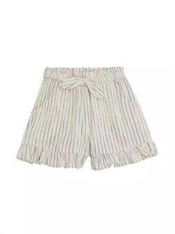 Детские хлопковые шорты Zimmermann с эластичной талией и радужным узором 10042404