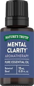 Nature',s Truth Эфирное масло для ясности разума, 15 мл, 100% чистое натуральное масло с цветочными нотками 11099186
