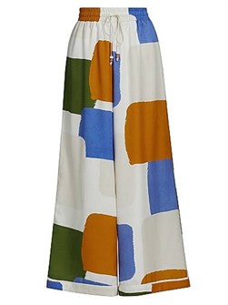 Широкие брюки с эластичным поясом и карманами The Olsen от Sancia 11009024