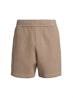 Paige Хлопковые шорты для фитнеса Chalmers с вафельной текстурой и эластичным поясом 11012319