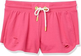 Женские молодёжные спортивные шорты Sam Edelman с рваными элементами, 60% хлопок, 40% полиэстер 11104012