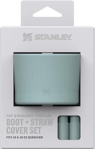 Stanley Силиконовый антискользящий чехол с крышкой для трубочки для нержавеющего стакана 590 и 887 мл | Цвет: морская пена 11104067