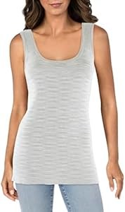 Молодёжный топ с круглым вырезом Anne Klein из 100% вискозы, лёгкий и удобный в уходе 11105634