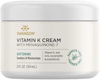 Swanson Питательный крем с витамином K и менахиноном-7 для здоровья и сияния кожи, 59 мл 11073108