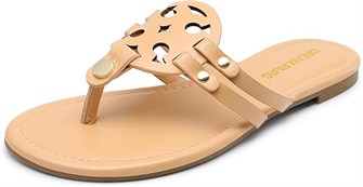 Женские сандалии DREAM PAIRS с водоотталкивающей подошвой из термопластичной резины для пляжа 11065726