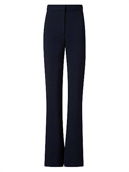 Брюки-клёш из крепа Courtney от Akris punto: высокая талия и задние карманы 11010659