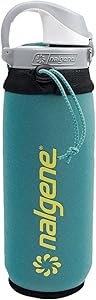 Nalgene Теплоизолирующий чехол для бутылки 710 мл из неопрена, предотвращающий конденсацию, бирюзовый 11070618