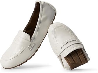 Женские легкие складные лоферы Dream Pairs с закругленным носком, антискользящие и комфортные для повседневной носки 11043686