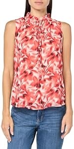 Шифоновое макси-платье Anne Klein с завязками на шее и рюшами на рукавах, 100% полиэстер 11061141