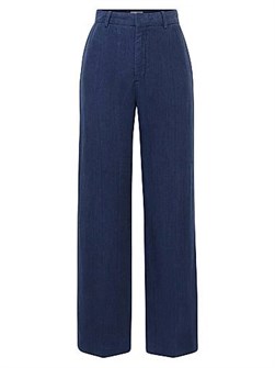 Dl1961 Брюки Mabel из 100% льна прямого кроя с завышенной талией, в стиле файв-покет 11014740