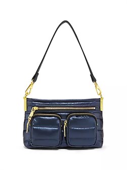 Think Royln Стеганая кроссбоди, размеры 23 см х 16 см х 6 см, три внешних кармана и один внутренний 10041461