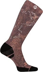 Носки Merrell с мраморным 360-градусным светорефлексирующим принтом и влагоотводящими свойствами 11092536