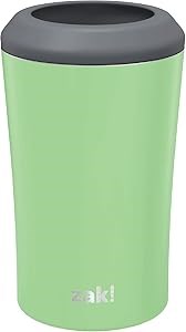 ZAK Designs Кулер из нержавеющей стали с вакуумной изоляцией для банок и бутылок, 12 унций, цвет Пистачио, без BPA 11049105