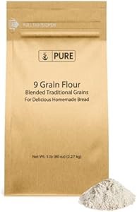 Pure Original Ingredients Мука из 9 злаков, 2,27 кг, для хлеба и теста, без ГМО, веганская, без добавок 11093592