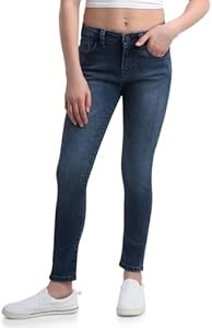 Джинсы Jessica Simpson для девочек - комфортные и эластичные скинни для повседневного использования (размеры 4-16 лет) 10022313