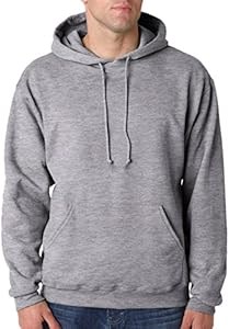 Молодёжный флисовый пуловер с капюшоном Jerzees, размер 5XL, состав: 50% хлопок, 50% полиэстер, цвет: Оксфорд 10022444