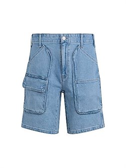 Шорты-карго из денима с пятью карманами и застежкой на молнию от Hudson Jeans 10042848