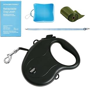 Wonder Family Автоматический поводок для собак с прочной конструкцией, защитой от запутывания, отражающим эффектом и плечевым ремнем, длина 3 метра 11088328