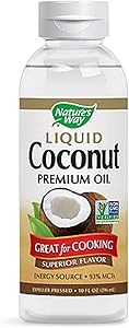 Nature',s Way Кокосовое масло жидкое, 296 мл, для кулинарии и ухода за кожей 11052981