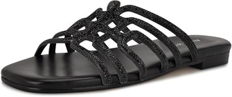 Женские балетки Nine West Timy с элегантными ремешками и квадратным носком 11052121