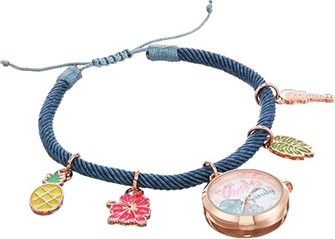 Accutime Детские часы с шармами Лило и Стич, кварцевый механизм, 25 мм, браслет 24 см, 4 подвески 11091686