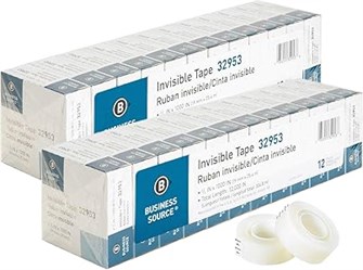 Business Source BSN32953 Premium Invisible Tape Value Pack, VAR (24) 11049899