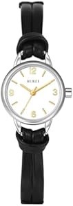 BUREI Женские водонепроницаемые кварцевые часы с тонким кожаным ремешком, диаметр циферблата 22 мм, водозащита до 30 м 11047686