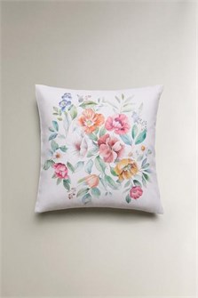 Zara Home Наволочка для диванной подушки с ярким цветочным принтом из 100% хлопка 11039552