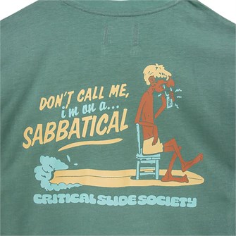 The Critical Slide Society Футболка Sabbatical из мягкого хлопкового джерси с ретро-графическим принтом, стандартная посадка 11053060