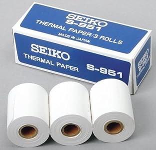 Seiko Бумажные рулоны для SVAZ001 и SVAS007, ширина 3,8 см, длина 10 м, 2800 линий, комплект из 3 рулонов 11097141