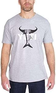 Футболка с коротким рукавом YETI Buffalo Tarpon, серая, размер S, для активного отдыха 11102891