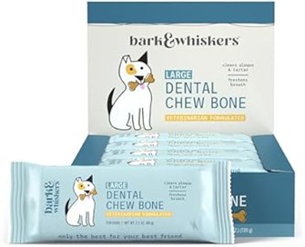 Dr. Mercola Крупные кости для чистки зубов собак, 12 штук — натуральные абразивы для ухода за зубами и свежего дыхания 11050243