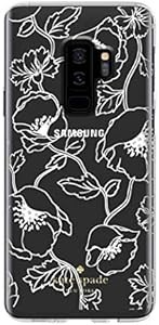 Kate Spade New York Прозрачный противоударный чехол для Samsung Galaxy S9 Plus с кристаллами и цветочным дизайном Dreamy Floral White 11074330