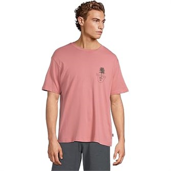 Футболка Billabong Calm Palm Premium из 100% хлопка с коротким рукавом, классический фасон 11032198