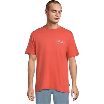 Футболка Billabong Lounge Premium из 100% хлопка, с короткими рукавами, классический прямой крой 11034340
