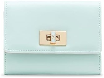 Anne Klein Мужской бумажник среднего размера с клапаном и поворотной застежкой, изготовленный из полиуретана и с подкладкой из полиэстера 11076179