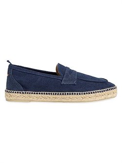 Мокасины Castaner Nacho Espadrille из хлопковой ткани с зауженным носом и резинками 10042341