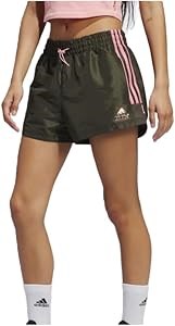 Женские шорты adidas из переработанного полиэстера и нейлона с регулируемой талией 11088779