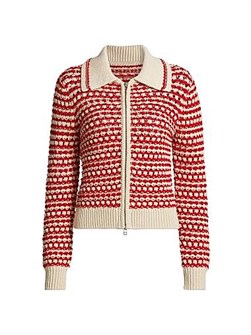 Guest in Residence Лонгслив Kirby из хлопкового материала с геометрическим узором, 65% хлопка 10042694