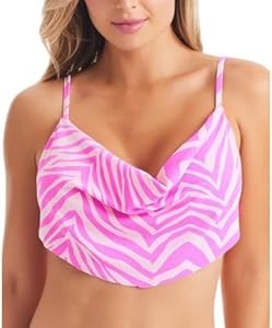 Бикини-топ с капюшоном от Jessica Simpson с подкладкой и регулируемыми бретелями 11042873