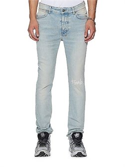 Ksubi Скинни-джинсы Van Winkle Paragon 1999 из стретч-денима, 5 карманов, 99% хлопок 10041424