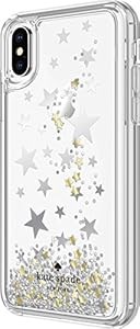 Kate Spade New York Чехол для iPhone X от Incipio с графическим принтом в виде звезд и серебряной с золотой фольгой 11100083
