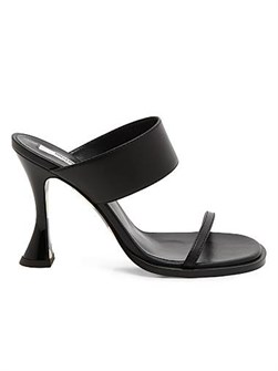 Кожаные сандалии Moschino Duck 100MM с открытым носом и итальянским качеством 11028397