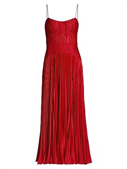 Макси-платье Cherry с защипами от Amur, с открытой спиной и струящимся силуэтом 11018910