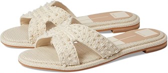 Сандалии Dolce Vita Atomic Pearl из переработанной рафии с невысоким каблуком 1,3 см 11076739